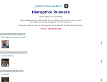 Tablet Screenshot of disruptiverunners.blogspot.com