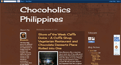 Desktop Screenshot of chocoholicsphilippines.blogspot.com