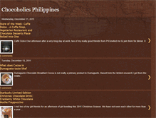 Tablet Screenshot of chocoholicsphilippines.blogspot.com