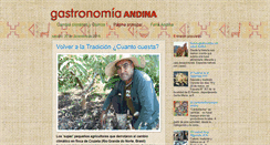 Desktop Screenshot of gastronomaandina.blogspot.com