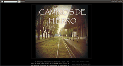 Desktop Screenshot of documentalcaminosdehierro.blogspot.com