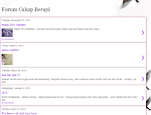 Tablet Screenshot of forumcakapberapi.blogspot.com