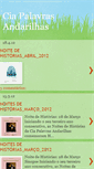 Mobile Screenshot of palavrasandarilhasrecife.blogspot.com