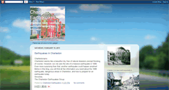 Desktop Screenshot of charlestonearthquakes.blogspot.com