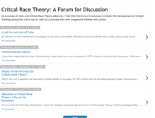 Tablet Screenshot of criticalracetheory.blogspot.com