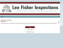 Tablet Screenshot of leefisherinspections.blogspot.com