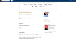 Desktop Screenshot of guruantaraharapandankenyataan.blogspot.com
