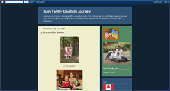 Desktop Screenshot of bushfamilyadoption.blogspot.com