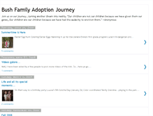 Tablet Screenshot of bushfamilyadoption.blogspot.com
