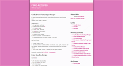 Desktop Screenshot of fine-recipes.blogspot.com