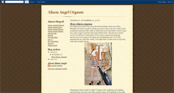 Desktop Screenshot of alison-angel-orgasm.blogspot.com