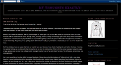 Desktop Screenshot of myexactthoughts.blogspot.com