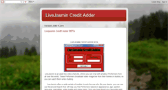 Desktop Screenshot of freelivejasmincreditbeta.blogspot.com