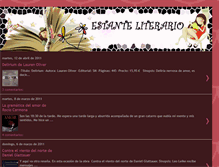 Tablet Screenshot of estanteliterario.blogspot.com