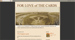 Desktop Screenshot of forloveofthecards.blogspot.com