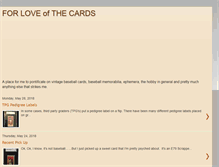 Tablet Screenshot of forloveofthecards.blogspot.com