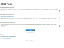 Tablet Screenshot of agingpinoy.blogspot.com