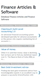 Mobile Screenshot of finance-software-download.blogspot.com