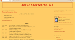 Desktop Screenshot of burkeproperties.blogspot.com