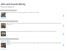Tablet Screenshot of johnandconniemccoy.blogspot.com