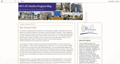 Desktop Screenshot of eustudiesprogram.blogspot.com