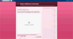 Desktop Screenshot of early-childhood-curriculum.blogspot.com