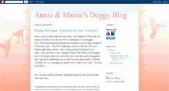 Desktop Screenshot of anniemaisiesdoggyblog.blogspot.com