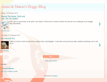 Tablet Screenshot of anniemaisiesdoggyblog.blogspot.com