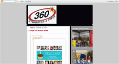 Desktop Screenshot of 360gymnasticsandcheer.blogspot.com