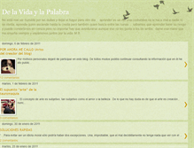 Tablet Screenshot of delavidaylapalabra.blogspot.com