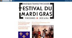 Desktop Screenshot of festivaldumardigras.blogspot.com