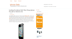 Desktop Screenshot of iphonesaleonline.blogspot.com