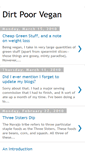 Mobile Screenshot of dirtpoorvegan.blogspot.com