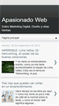 Mobile Screenshot of apasionadoweb.blogspot.com