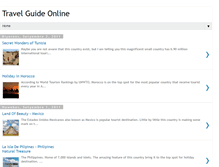 Tablet Screenshot of mytravelandleisureguide.blogspot.com