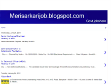Tablet Screenshot of merisarkarijob.blogspot.com
