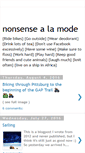 Mobile Screenshot of nonsensealamode.blogspot.com