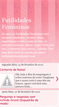 Mobile Screenshot of futilidadesfemininas.blogspot.com