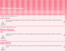 Tablet Screenshot of futilidadesfemininas.blogspot.com