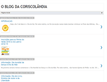 Tablet Screenshot of coriscolandia.blogspot.com