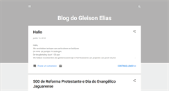 Desktop Screenshot of gleisonelias.blogspot.com