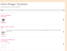 Tablet Screenshot of gecesbloggertemplates.blogspot.com
