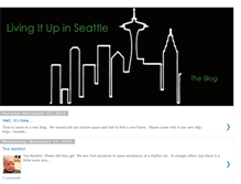 Tablet Screenshot of livingitupinseattle.blogspot.com