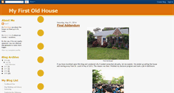 Desktop Screenshot of firstoldhouse.blogspot.com