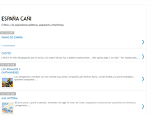 Tablet Screenshot of espana-cani.blogspot.com