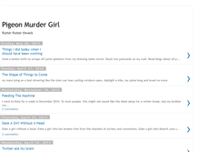 Tablet Screenshot of pigeonmurdergirl.blogspot.com