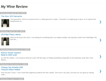 Tablet Screenshot of mywinereview.blogspot.com
