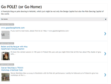 Tablet Screenshot of gopoleorgohome.blogspot.com