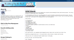 Desktop Screenshot of knittinguptheroad.blogspot.com