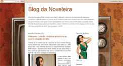 Desktop Screenshot of blogdanoveleira.blogspot.com